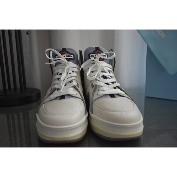 Just Don Basketball Courtside Hi ‘White Grey’ (32JUSQ01-226350-99) – Size 46 EU - Picture 9 of 16